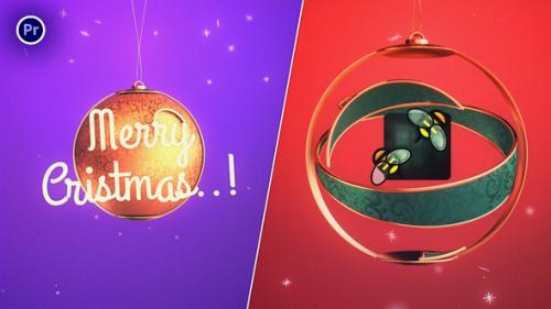 Videohive - Merry Christmas Ball Logo - 34743908