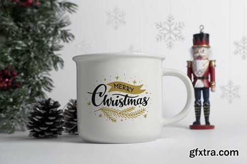 Christmas Mug Mockup