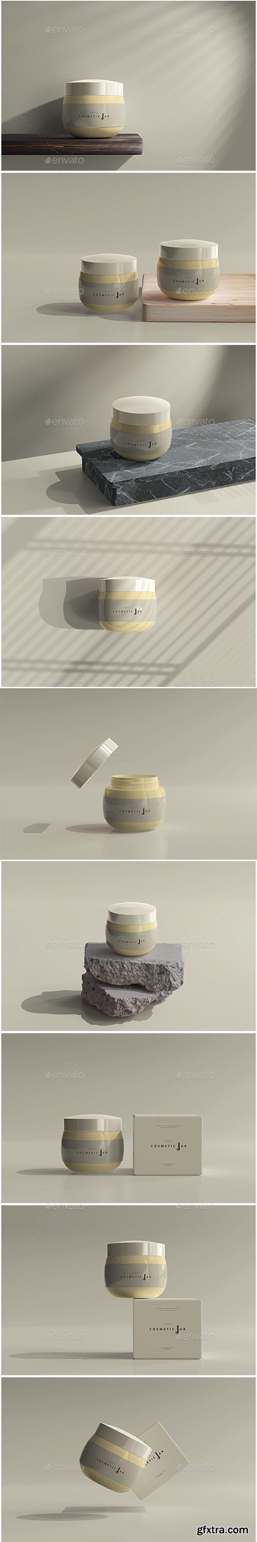 GraphicRiver - Plastic Cosmetic Jar Mockups 33813634