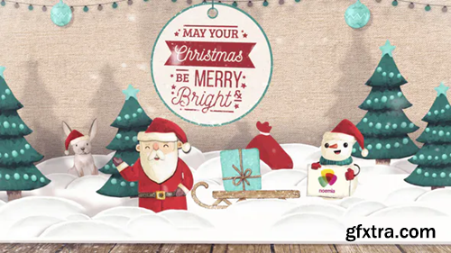 Videohive Christmas Pop Up Card 34776247