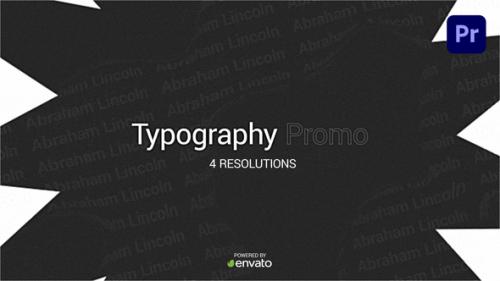Videohive - Typography Promo. Premiere Pro - 34018313