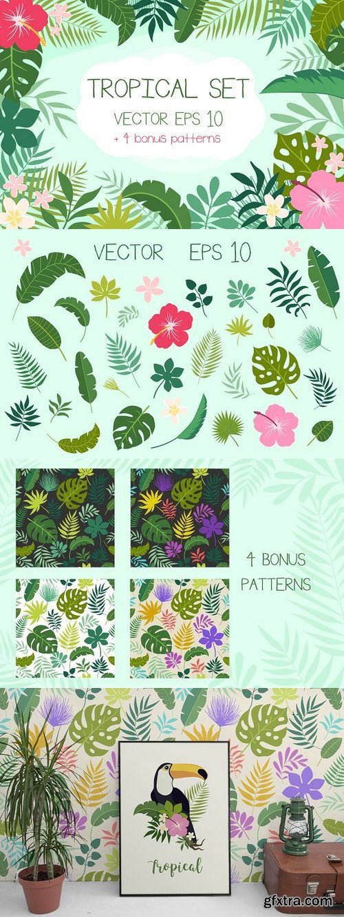 Tropical Set + Bonus Patterns