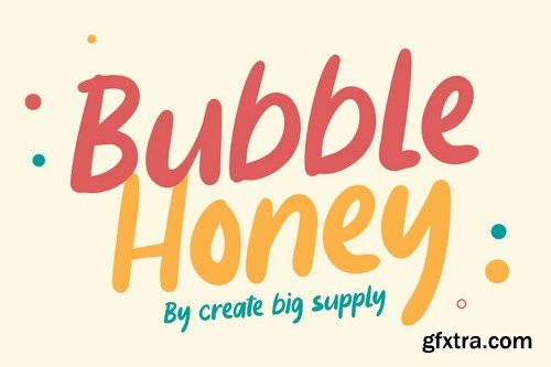 Bubble Honey - Playful Fonts