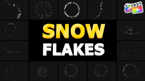 Videohive - Snow Flakes 01 | FCPX - 34835513
