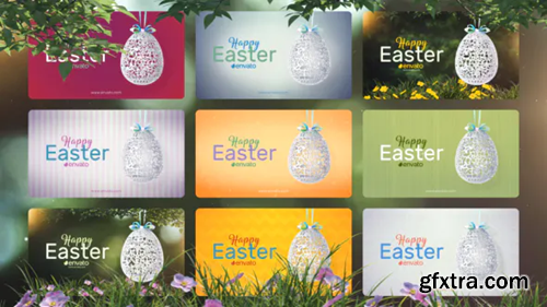 Videohive Floral Easter Egg Ident 21488826