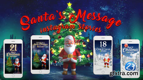 Videohive Santa Message Instagram Stories 23006006