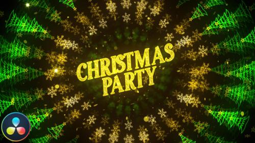 Videohive - Christmas Party Invitation - DaVinci Resolve - 34821818