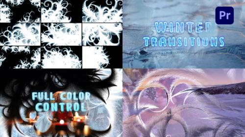 Videohive - Ice Transitions Pack | Premiere Pro MOGRT - 34918131