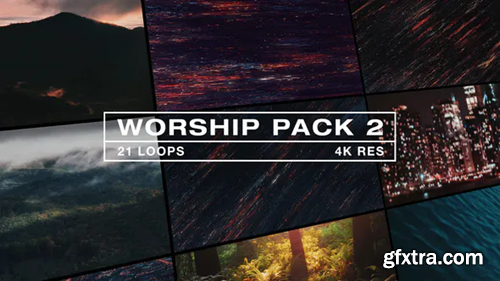 Videohive Worship Backgrounds Pack 2 34883488