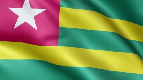 Videohive - Flag of Togo | UHD | 60fps - 34925655