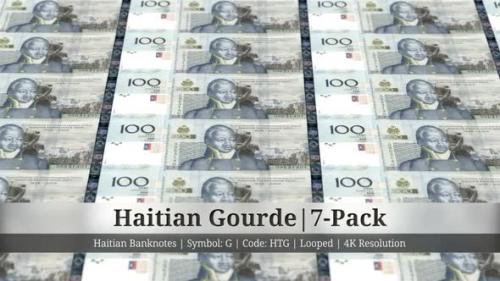 Videohive - Haitian Gourde | Haiti Currency - 7 Pack | 4K Resolution | Looped - 34858757