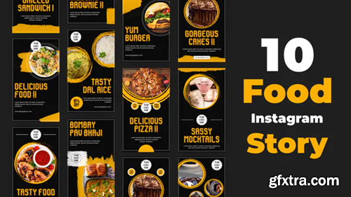 Videohive Food Promo Stories - Food Instagram Story Pack 34916616