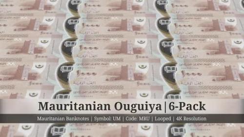 Videohive - Mauritanian Ouguiya | Mauritania Currency - 6 Pack | 4K Resolution | Looped - 34873431