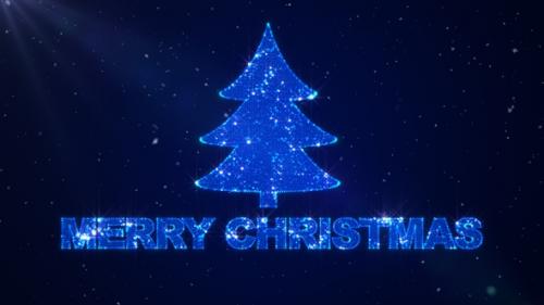 Videohive - Christmas Tree Design With Decorative - 34884119