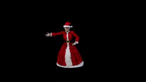 Videohive - Santa Mom Dance 7 Christmas Concept - 34895352