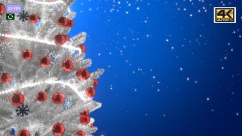 Videohive - Christmas Tree Animation A3 4K - 34949291