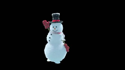 Videohive - 60 Snowman Dancing HD - 34961363