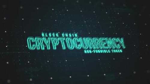 Videohive - Hi-Tech Animated Cryptocurrency Text Title HUD Elements - 34940982