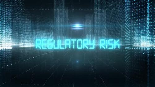 Videohive - Skyscrapers Digital City Economics Word Regulatory Risk - 34944598