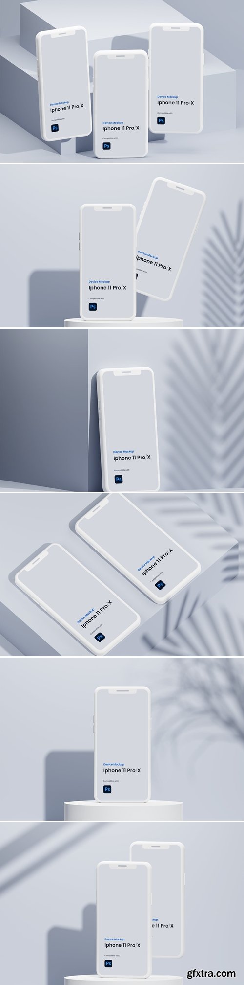 Clay Mobile Mockup - iPhone 11 Pro / X