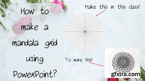 How to make a mandala grid using PowerPoint?