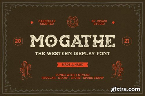 Mogathe - Western Font