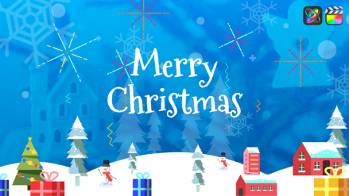 Videohive - Merry Christmas Slideshow | Apple Motion & FCPX - 34934794