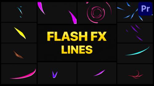 Videohive - Flash FX Lines | Premiere Pro MOGRT - 34937752