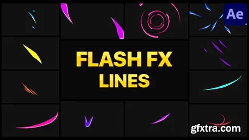 Videohive Flash FX Lines | After Effects 34937686