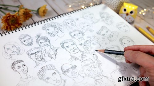 Portrait Drawing: Fun Practice in Expression, Personality and Mood