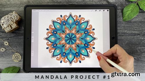 Mindful Mandalas in Procreate: Exploring Color and Geometric Design