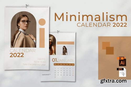 Calendar Minimalism 2022 A3