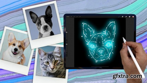 Easy Pet Portraits in Procreate: Draw Animals as DIY Gifts Using POD Websites
