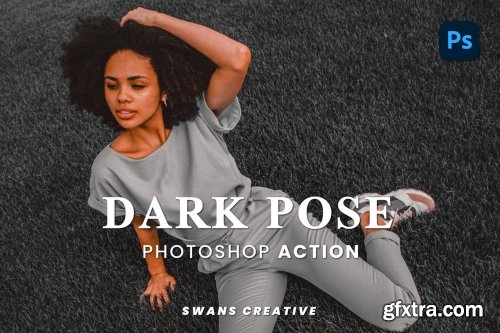 Dark Pose Photoshop Action