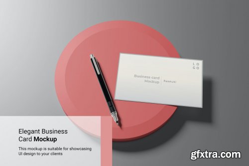 Elegant Business Card Mockup Template