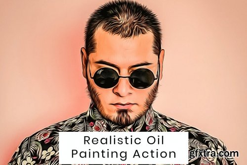 Realistic Oil Painting Action