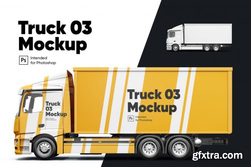 Truck 03 Mockup