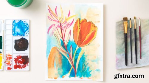 Inspired by Botanicals: A Daily Drawing and Painting Practice