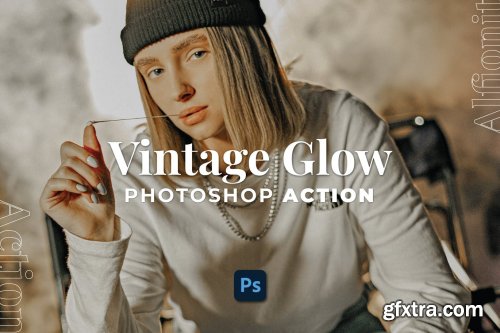 Vintage Glow Photoshop Action