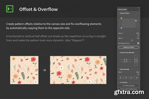 CreativeMarket - Pattern Offset & Overflow (Rapport) 6634265