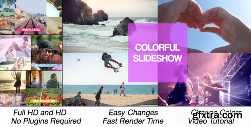 Videohive Simple Colorful Slideshow 12533411