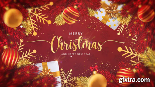 Videohive Merry Christmas Text Logo Reveal 34983754
