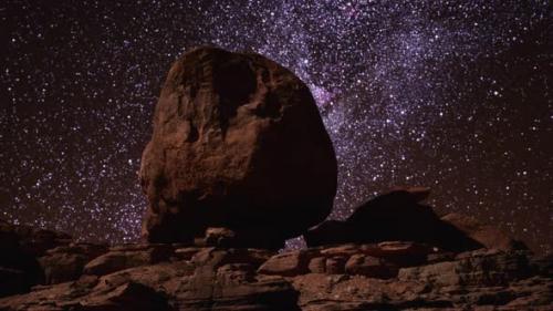 Videohive - Milky Way Over Bryce Canyon National Park of Utah - 35029898