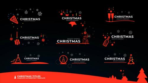 Videohive - Christmas Icon Titles - 34939288