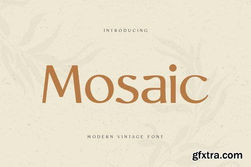 Mosaic - Modern Vintage Font