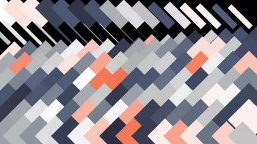 Videohive - Colorful abstract diagonal square mosaic background - 35025453