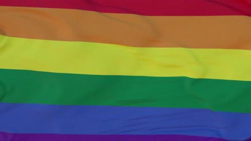 Videohive - Realistic Flag of LGBT Pride Waving in the Wind - 35046051