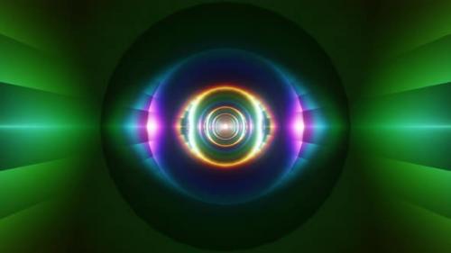 Videohive - Round Blurred Science Hitech VJ Loop Abstraction - 35040066