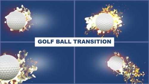 Videohive - Golf Ball Transition Pack 4K - 35056215