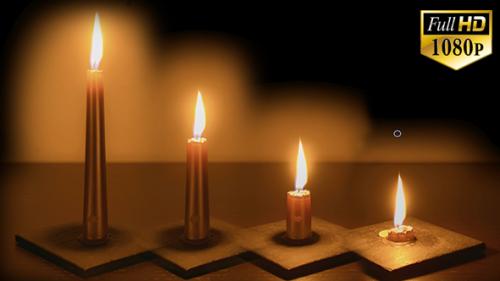 Videohive - Candle Life Time Lapse - 18432313